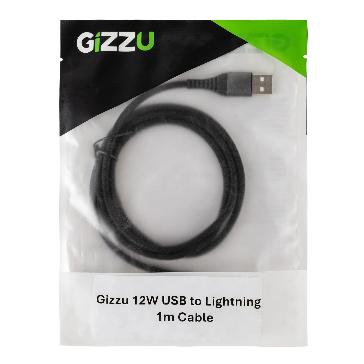 GIZZU 12W USB to Lightning 1m Cable - Image 3