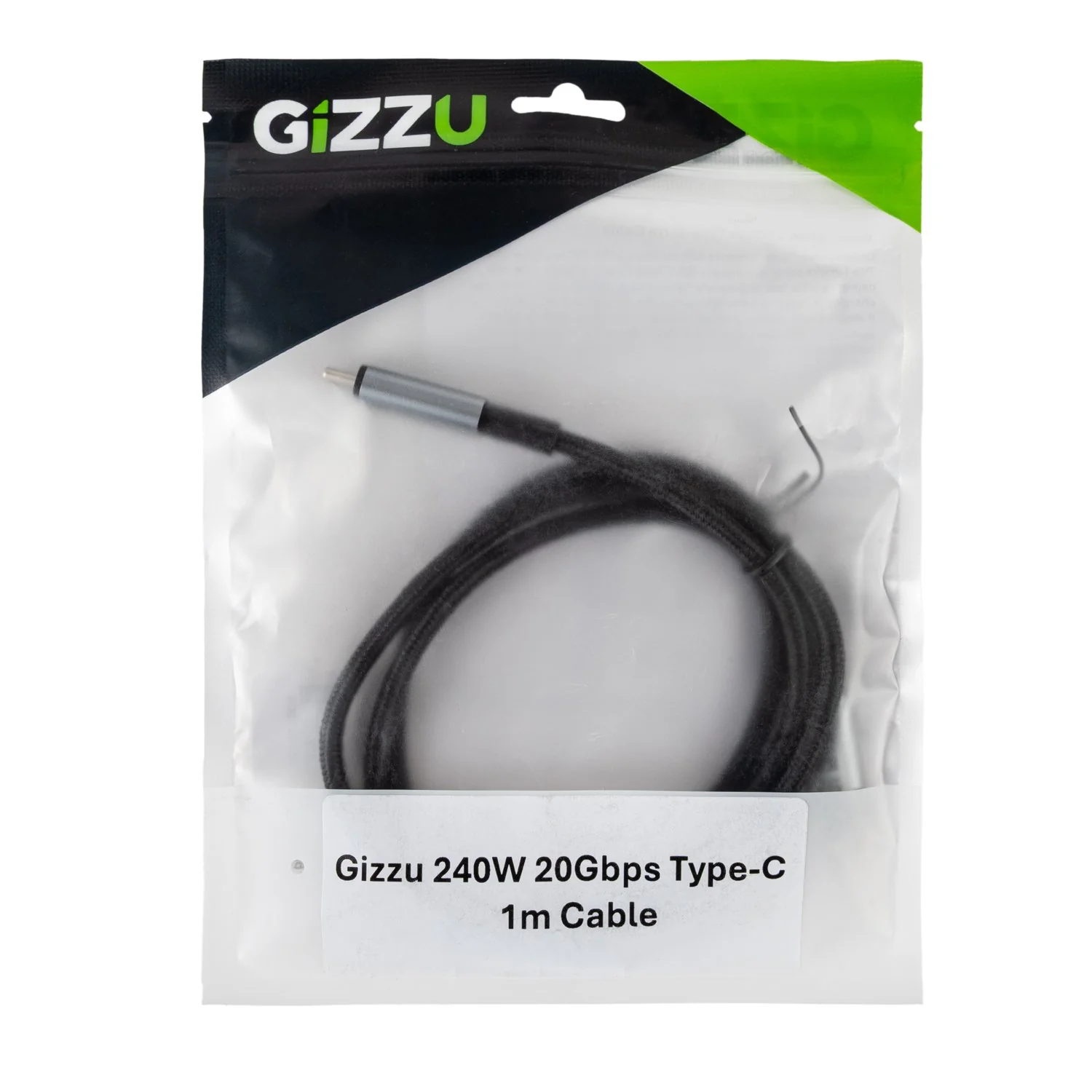 GIZZU 240W 20Gbps Type-C 2m Cable - Image 3