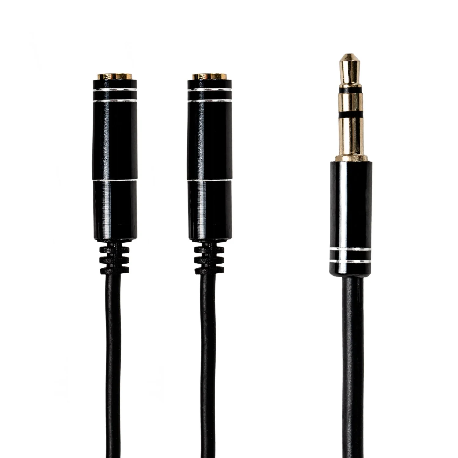Gizzu 3-Pole Audio Splitter Cable - Black - Image 5