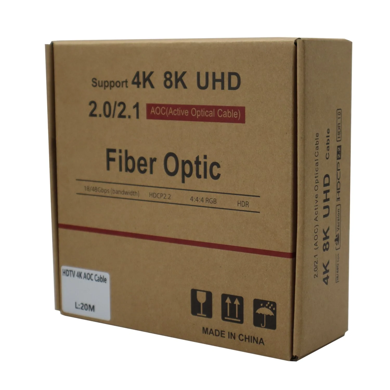 GIZZU 4K Active fibre Optic HDMI Cable 20m - Image 5