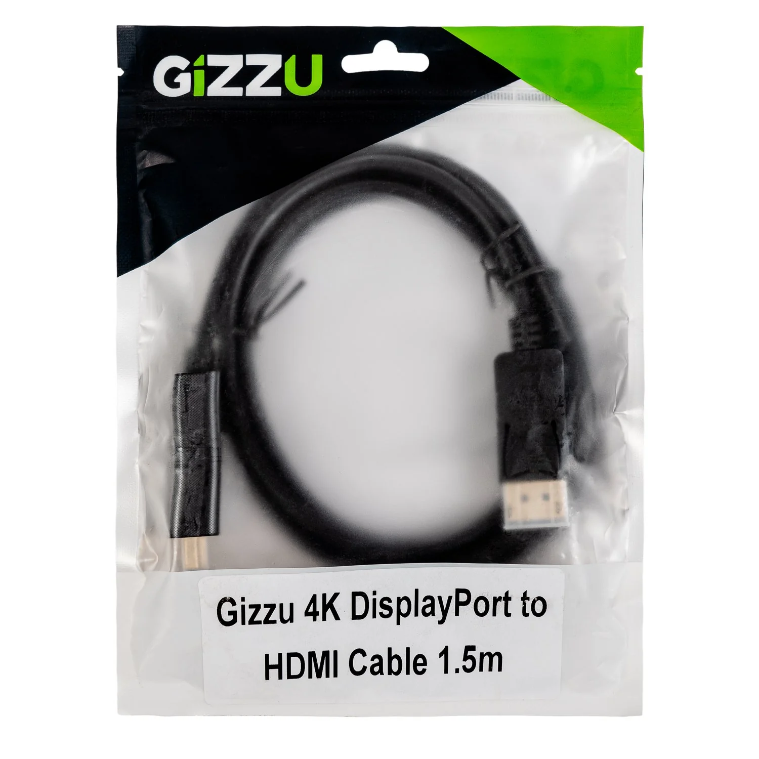 Gizzu 4K60Hz DisplayPort to HDMI Cable 1.5m - Image 3