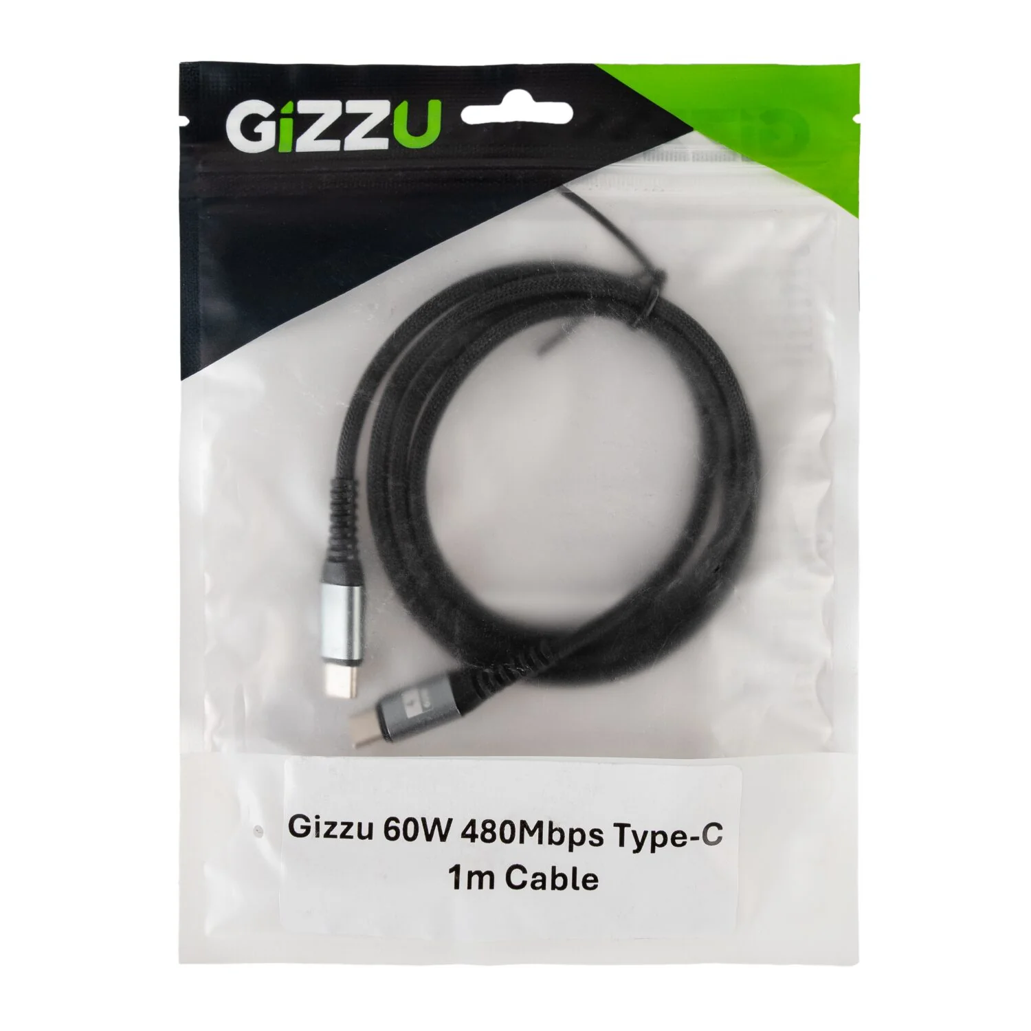 GIZZU 60W 480Mbps Type-C 1m Cable - Image 3