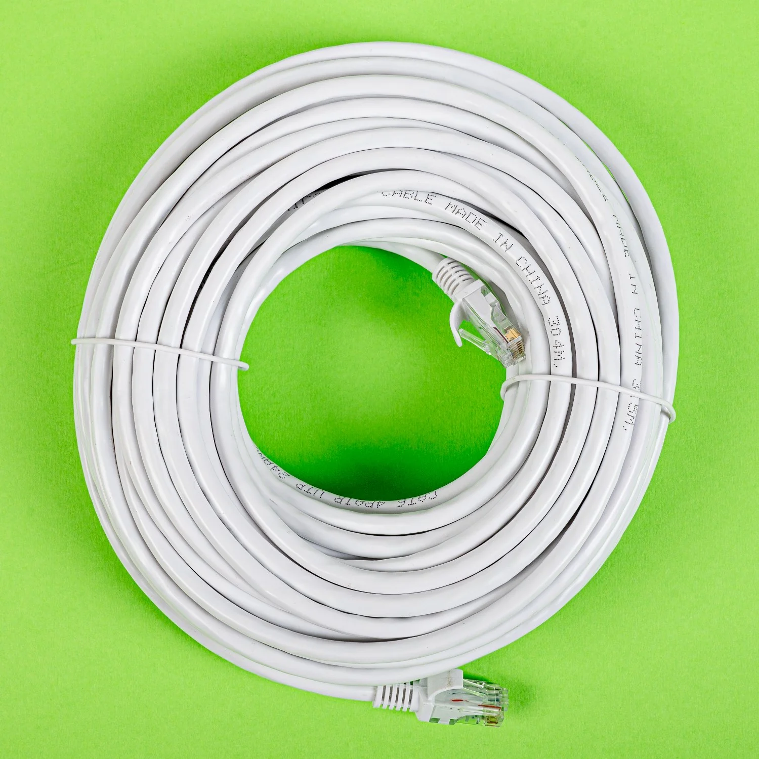 Gizzu Cat6 UTP Fly Lead Ethernet Network Cable 20m – White - Image 4