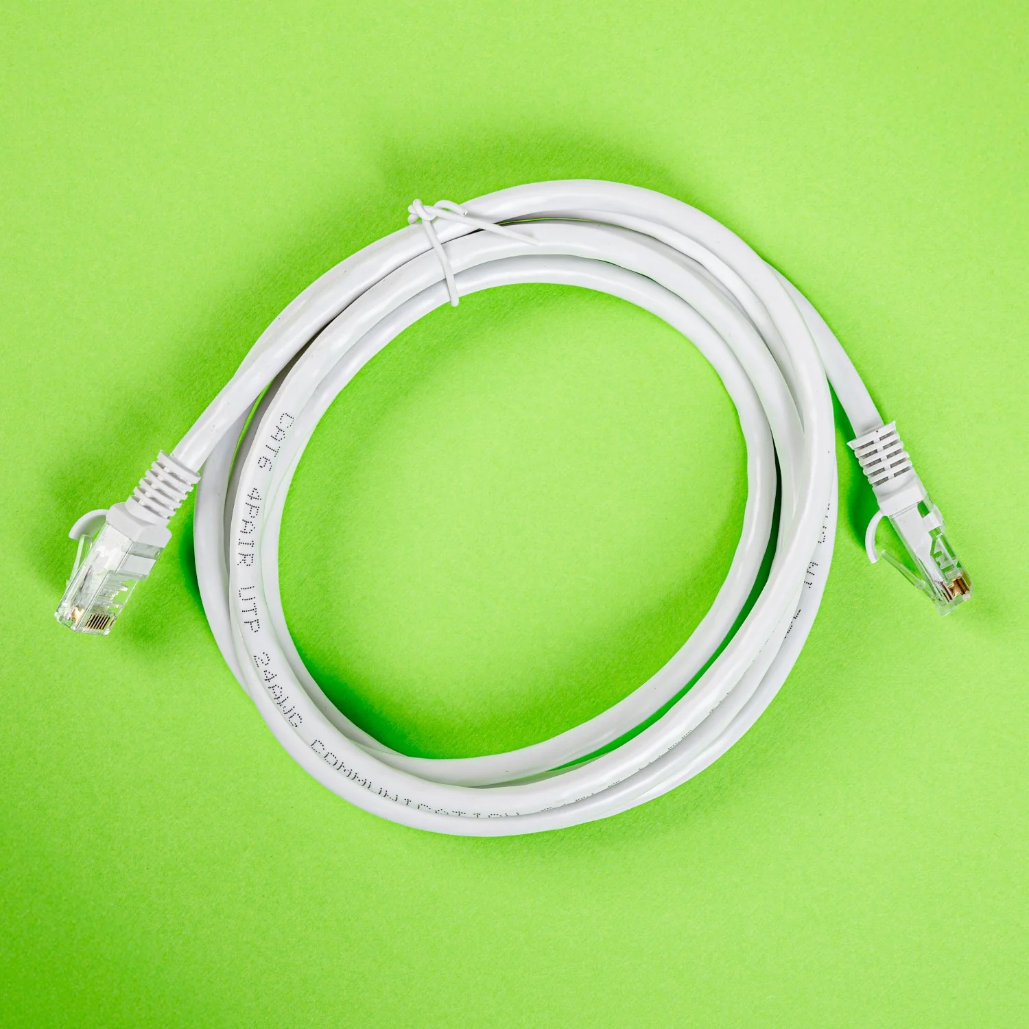 Gizzu Cat6 UTP Fly Lead Ethernet Network Cable 2m – White - Image 4
