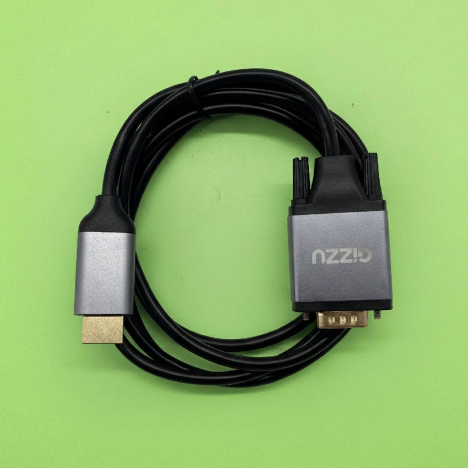 Gizzu Full HD HDMI to VGA Cable (1.8m) - Black - Image 2