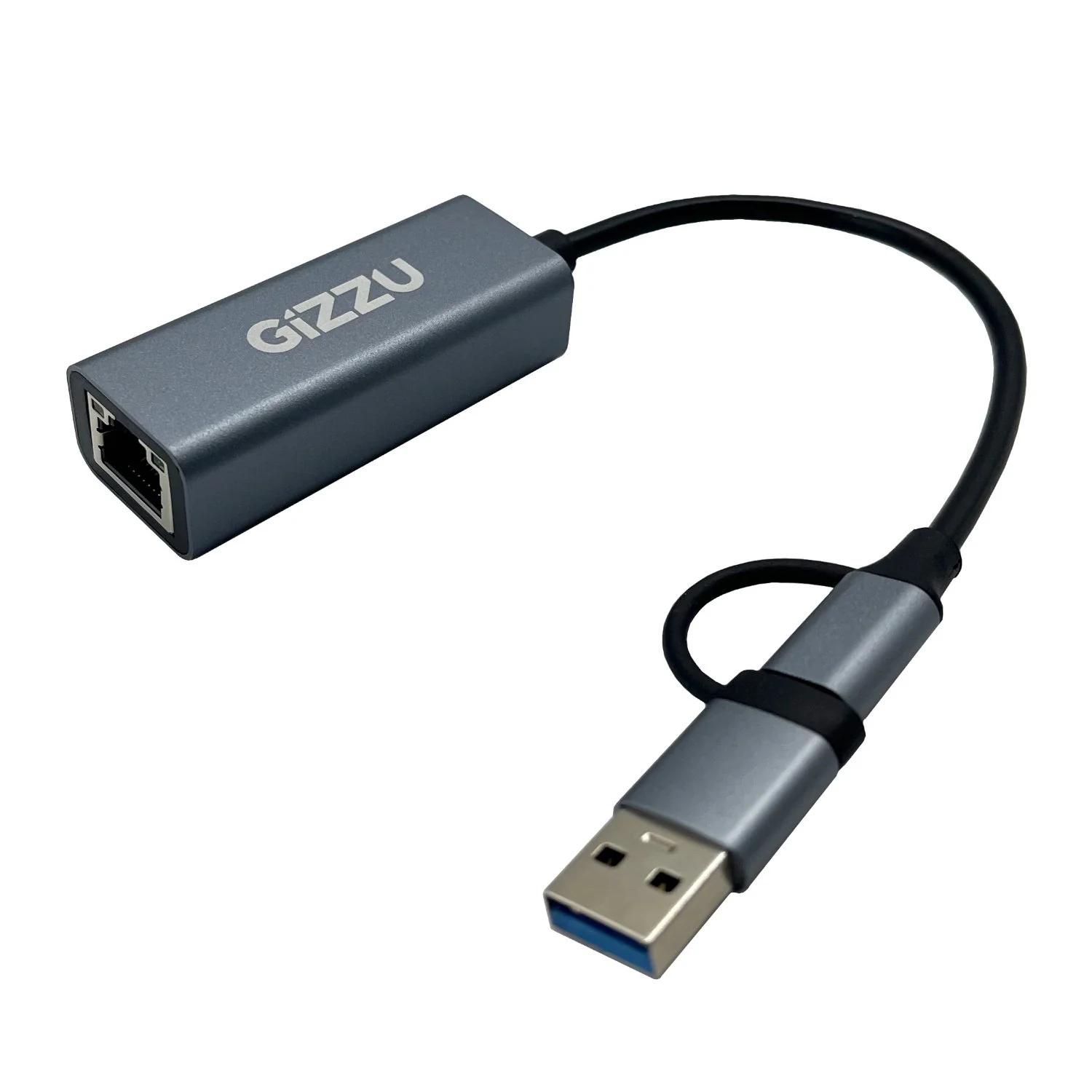 Gizzu High Speed Type-C to Gigabit LAN Adapter Poly - Image 2