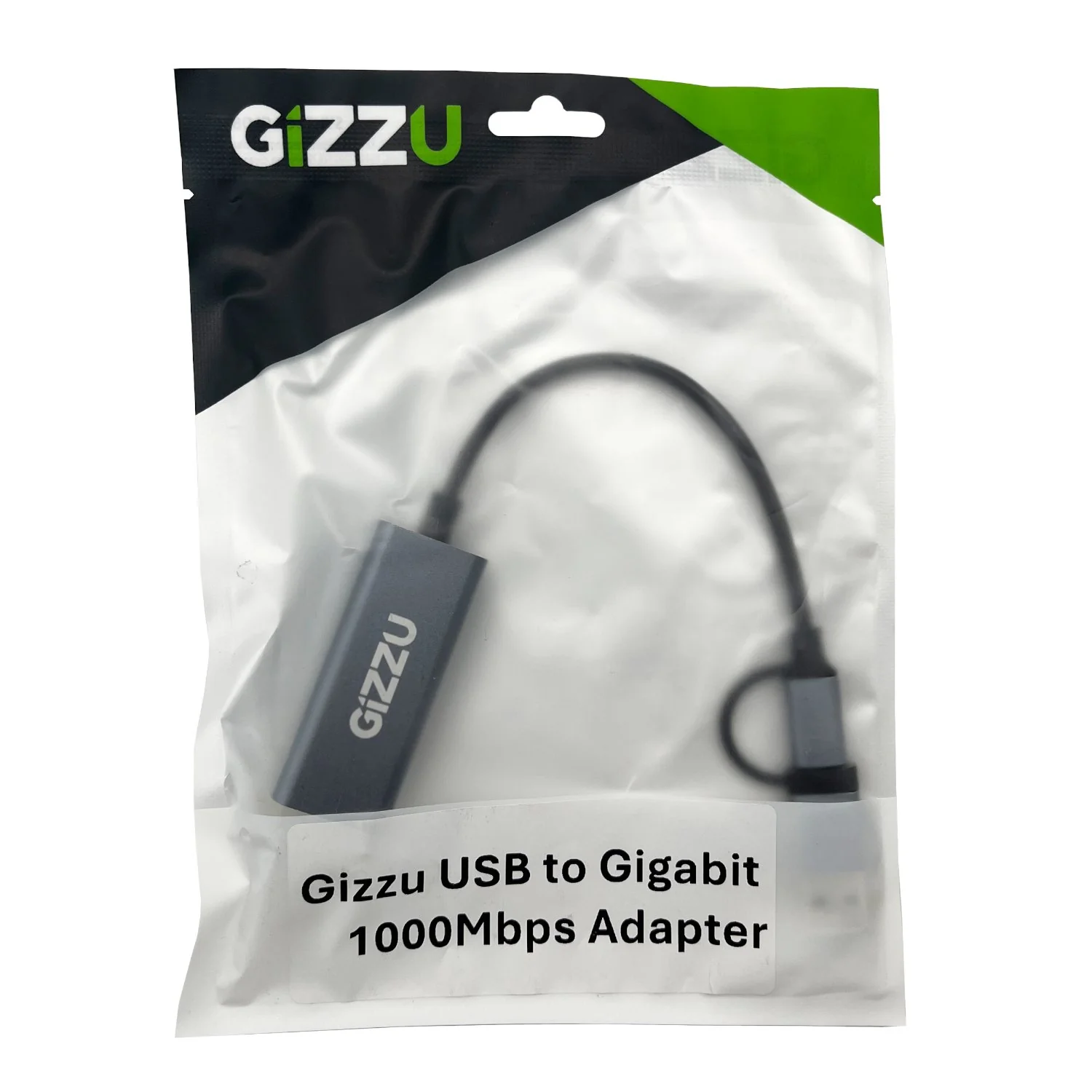 Gizzu High Speed Type-C to Gigabit LAN Adapter Poly - Image 4