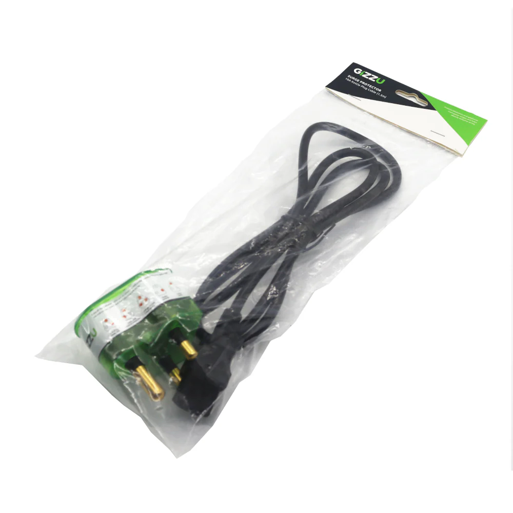 Gizzu Surge Protector 10A Kettle Plug Cable 1.5M - Image 5