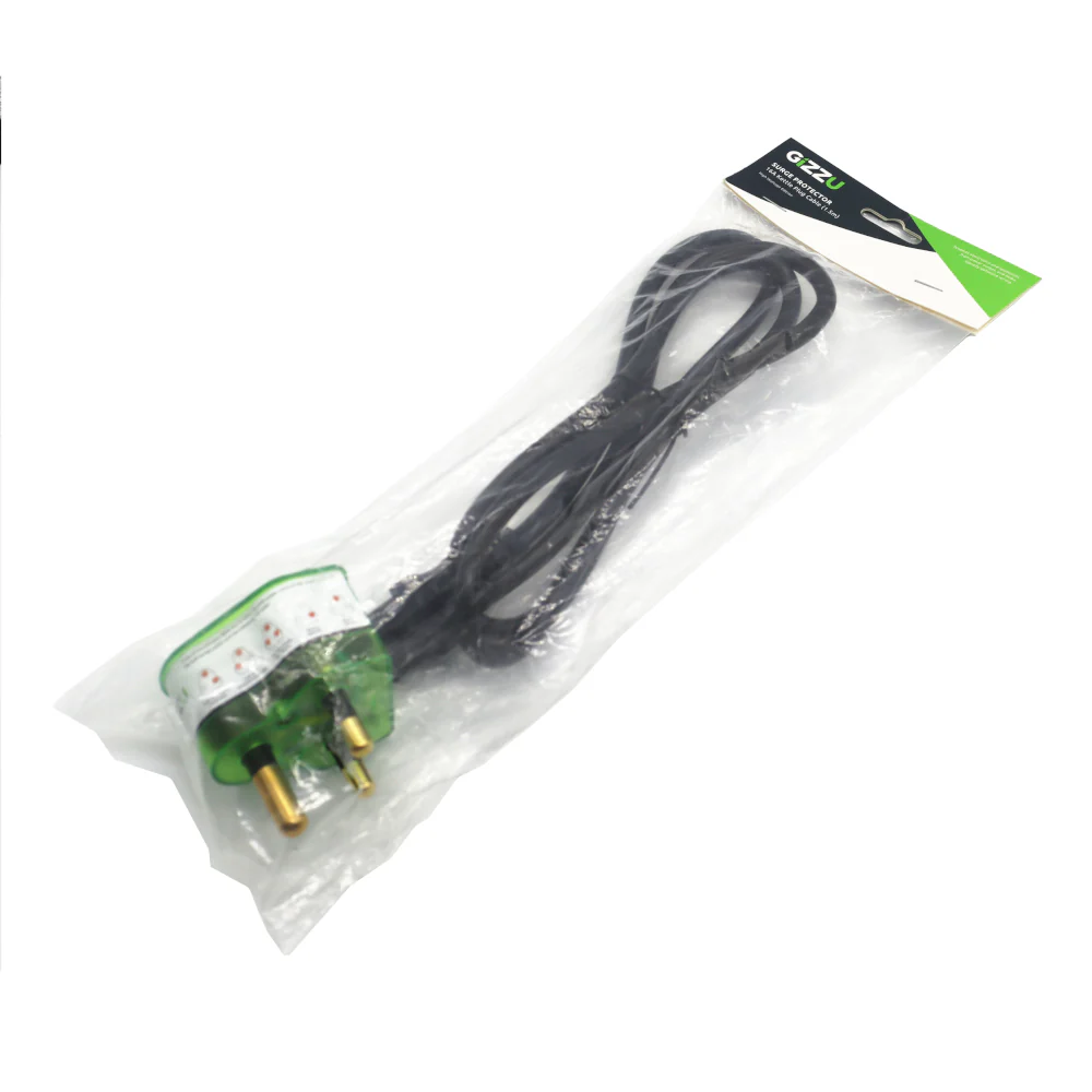Gizzu Surge Protector 16A Kettle Plug Cable 1.5M - Image 5