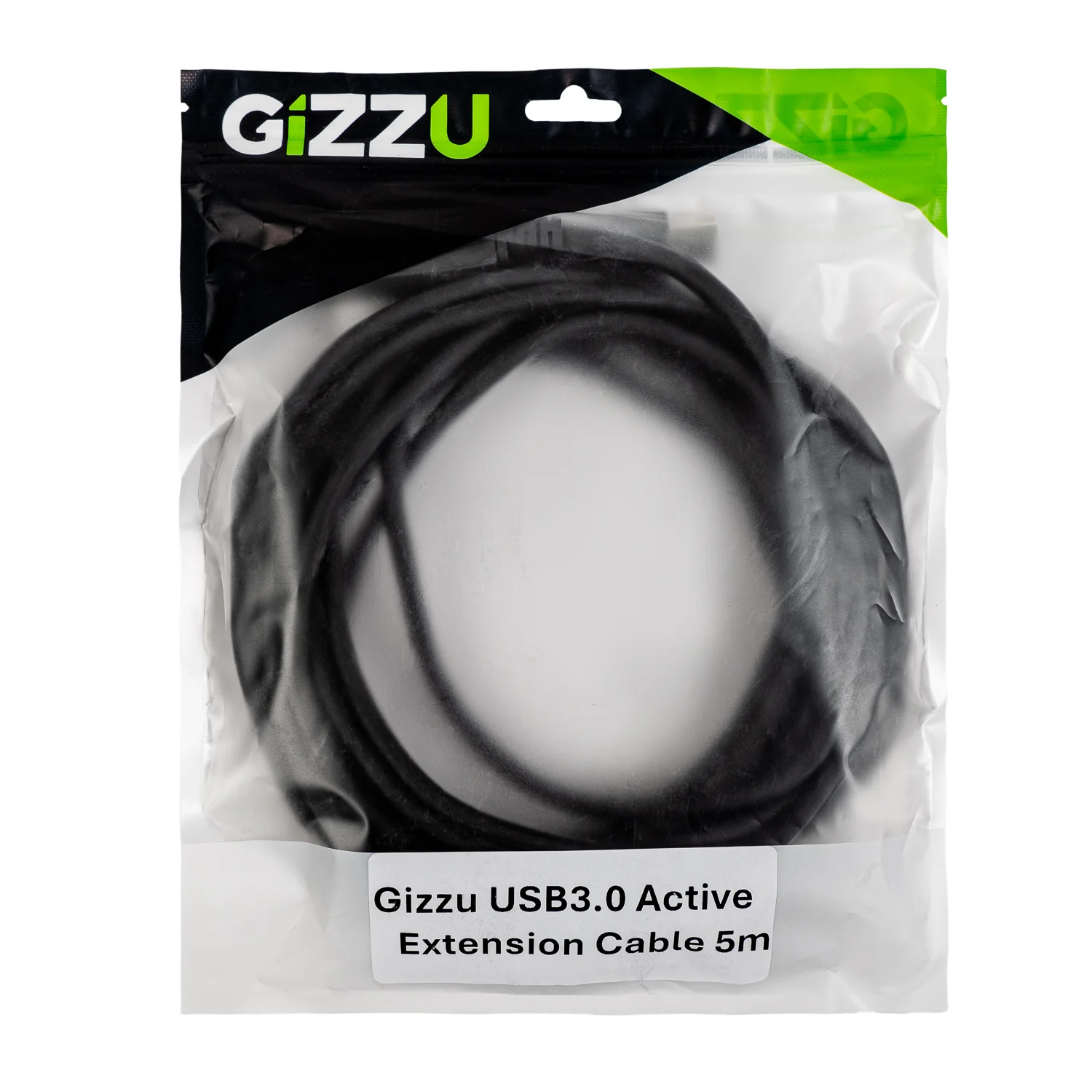 Gizzu USB 3.0 Active Extension Cable 5m - Black - Image 3