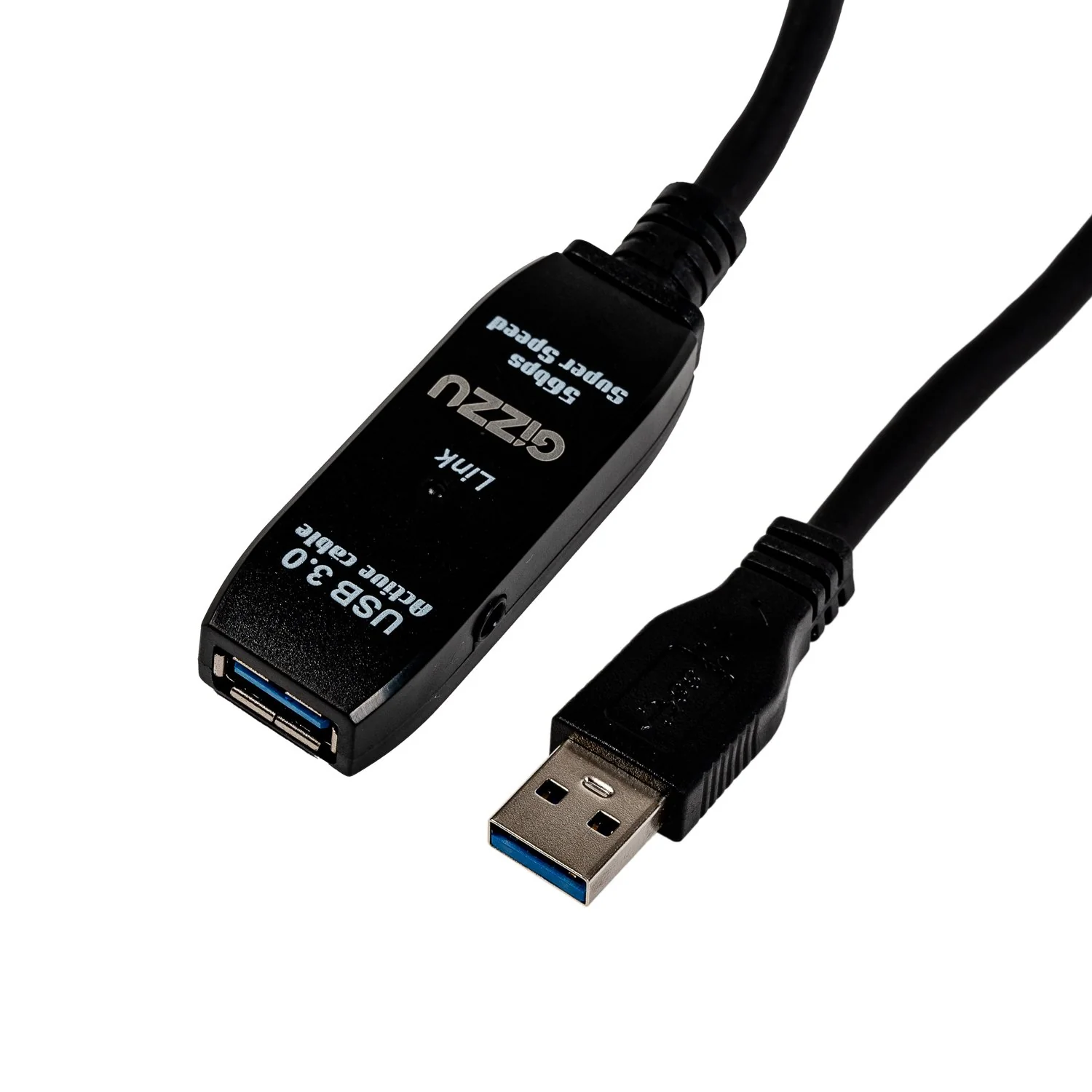 Gizzu USB 3.0 Active Extension Cable 5m - Black - Image 5