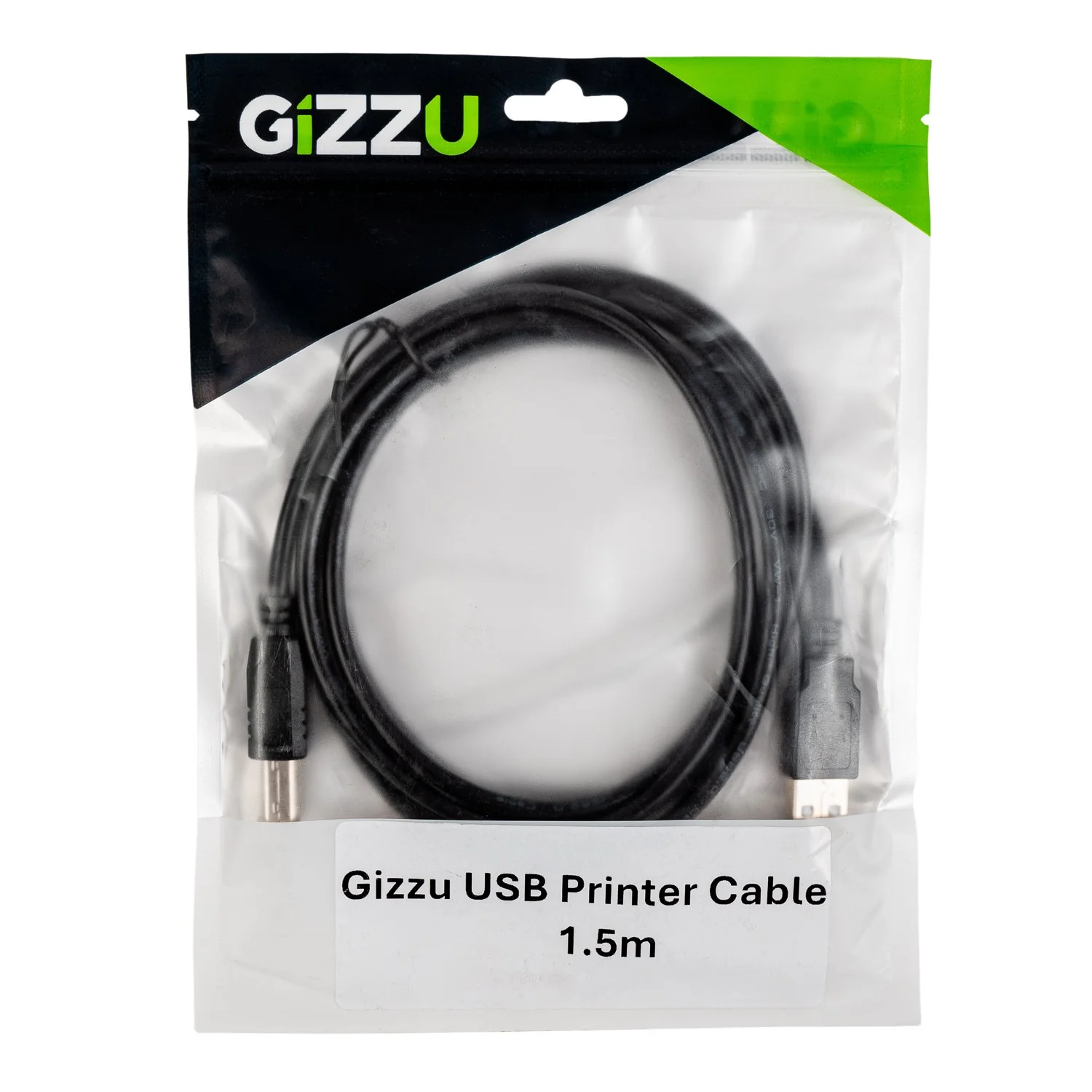 Gizzu USB2.0 Printer Cable 1.5M - Image 2