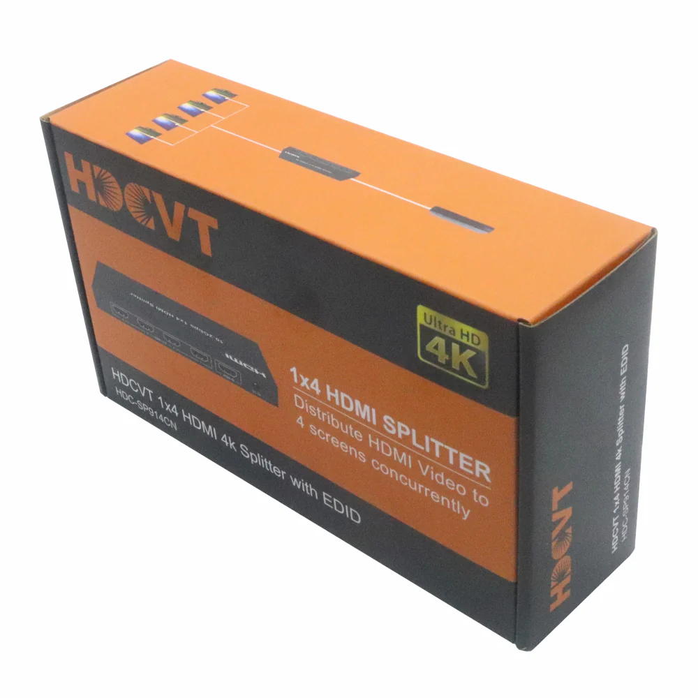 HDCVT 1x4 HDMI 1.4 Splitter 4K with EDID Management - Image 6