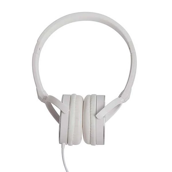 HEADPHONE WITH MIC WHITE AND SILVER - Image 2