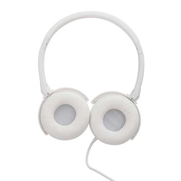 HEADPHONE WITH MIC WHITE AND SILVER - Image 3