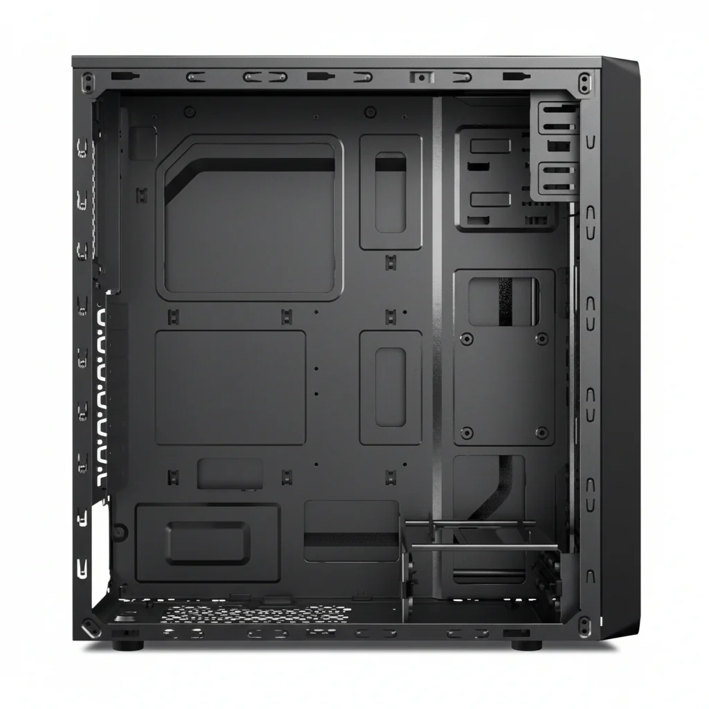 Huntkey BU560 Black PC Case with CP4000 400W PSU Bundle, ATX, 350mm GPU Support - Image 3