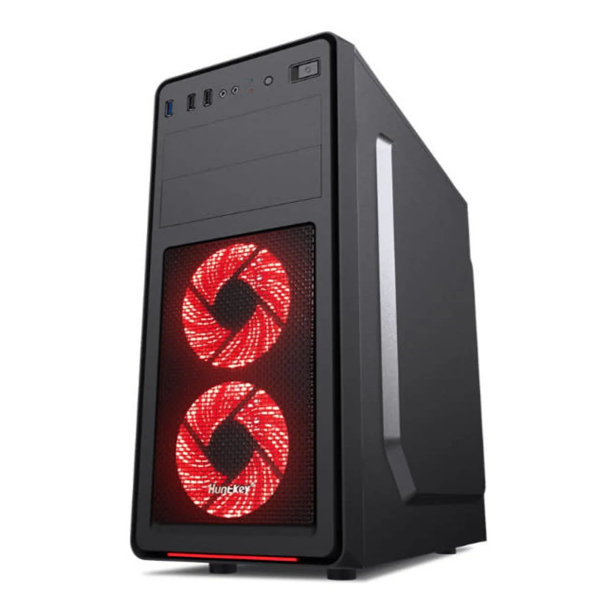 Huntkey BU560 Black PC Case with CP4000 400W PSU Bundle, ATX, 350mm GPU Support - Image 4