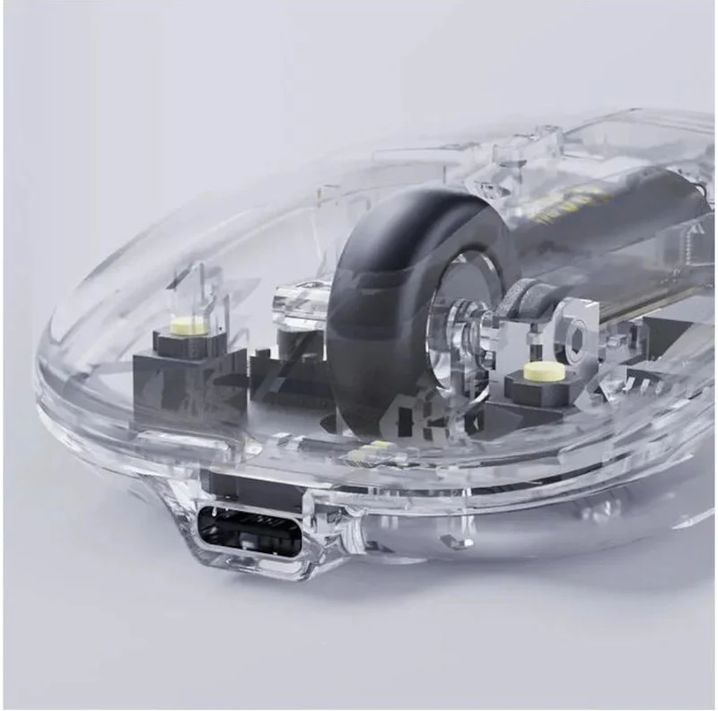 Inphic X5 Transparent Wireless Mouse – 2.4G, Silent Click, Rechargeable - Image 2