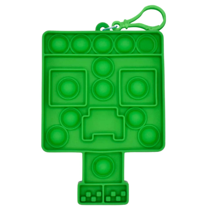 Just Play Minecraft Mini Bubblerz Fidget Popper Keychain/Backpack Hanger - Image 2