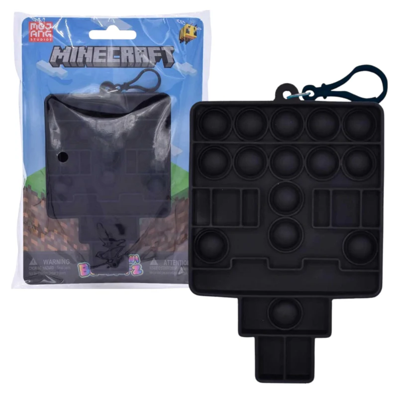 Just Play Minecraft Mini Bubblerz Fidget Popper Keychain/Backpack Hanger - Image 3