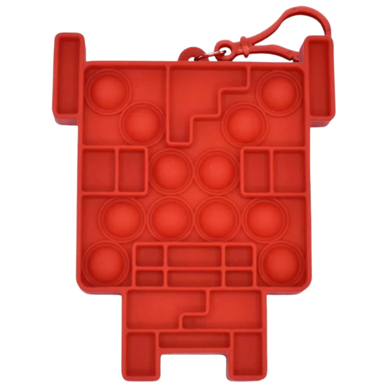 Just Play Minecraft Mini Bubblerz Fidget Popper Keychain/Backpack Hanger - Image 6