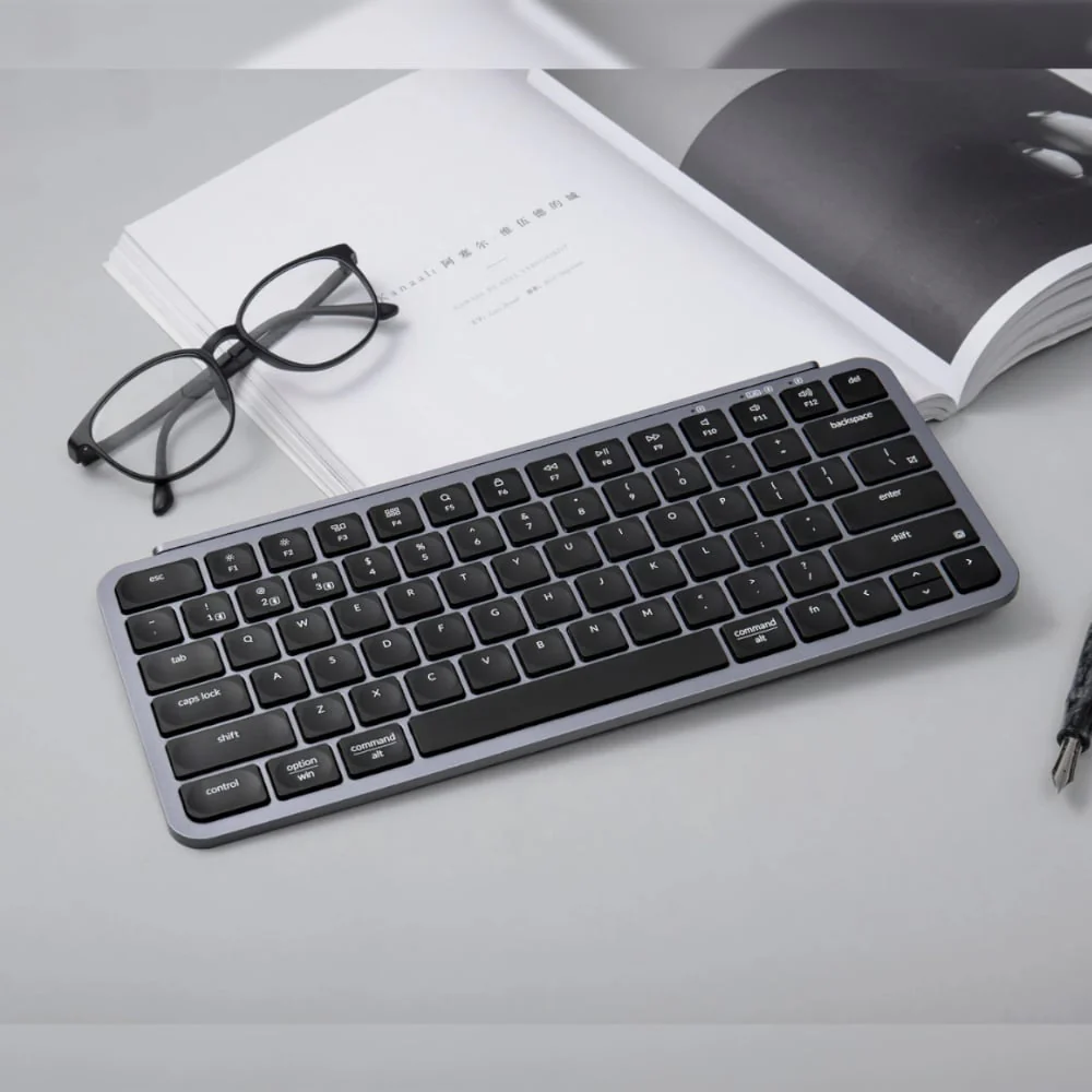 Keychron B1 Pro Ultra-Slim 75% Wireless Keyboard - Space Grey - Image 4