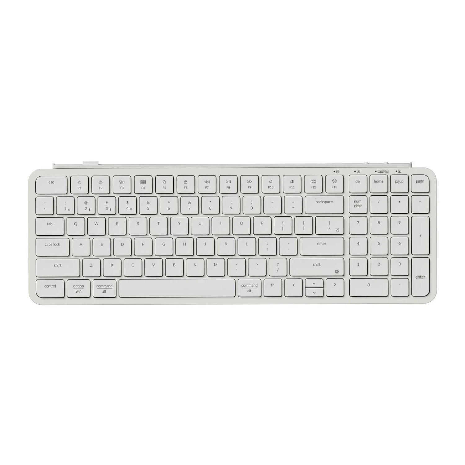 Keychron B2 Pro Ultra-Slim 96% Wireless Keyboard - Ivory White - Image 5