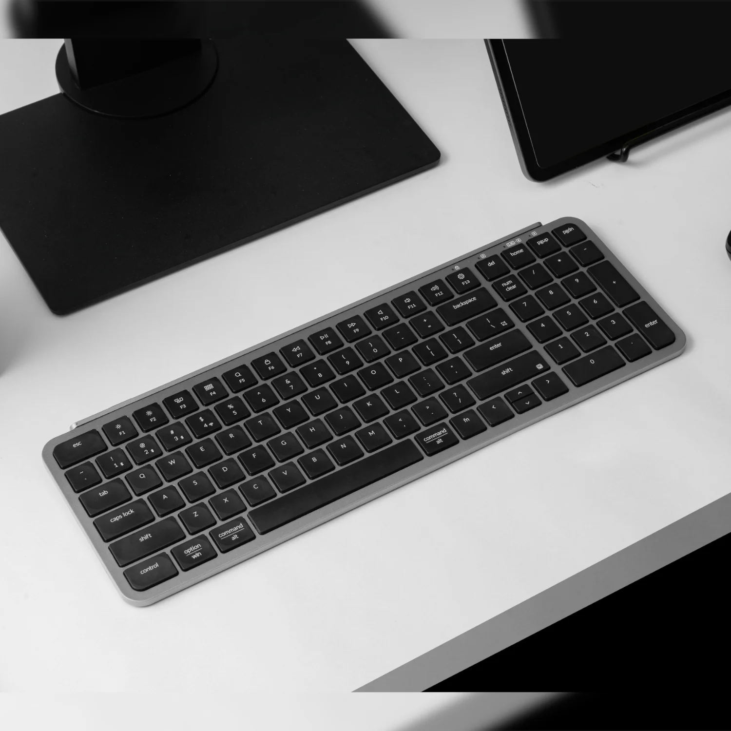 Keychron B2 Pro Ultra-Slim 96% Wireless Keyboard - Space Gray - Image 2