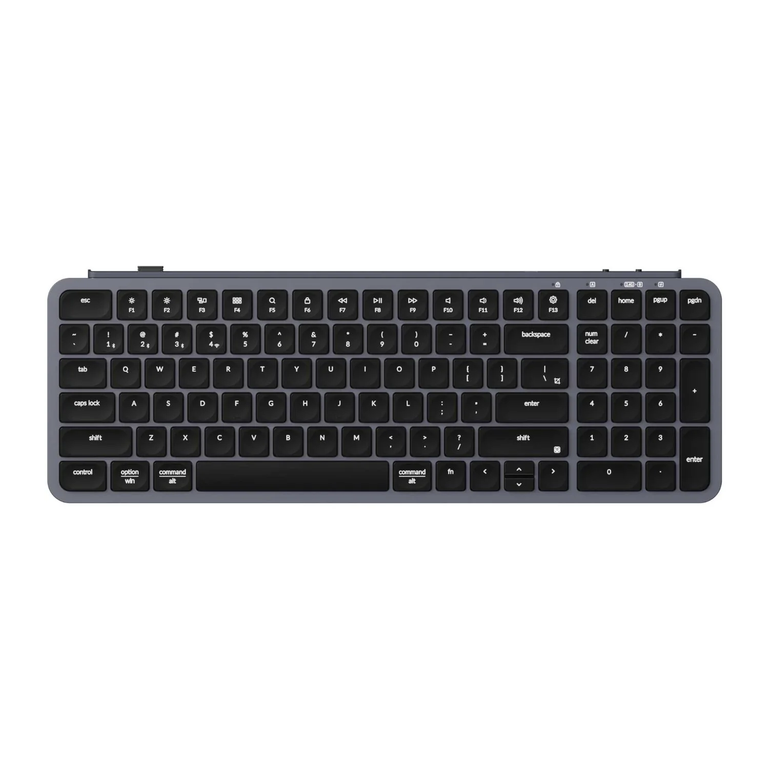 Keychron B2 Pro Ultra-Slim 96% Wireless Keyboard - Space Gray - Image 5