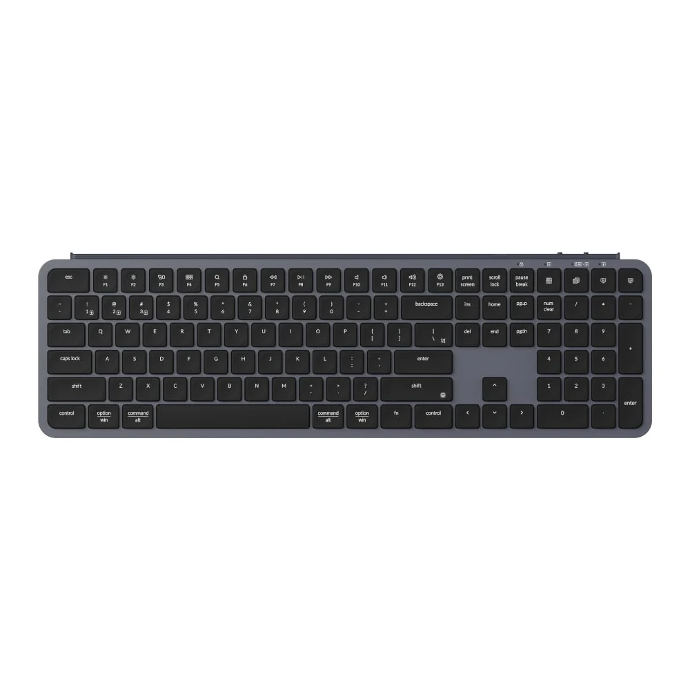 Keychron B6 Pro Ultra-Slim 100% Wireless Keyboard – Space Grey - Image 5