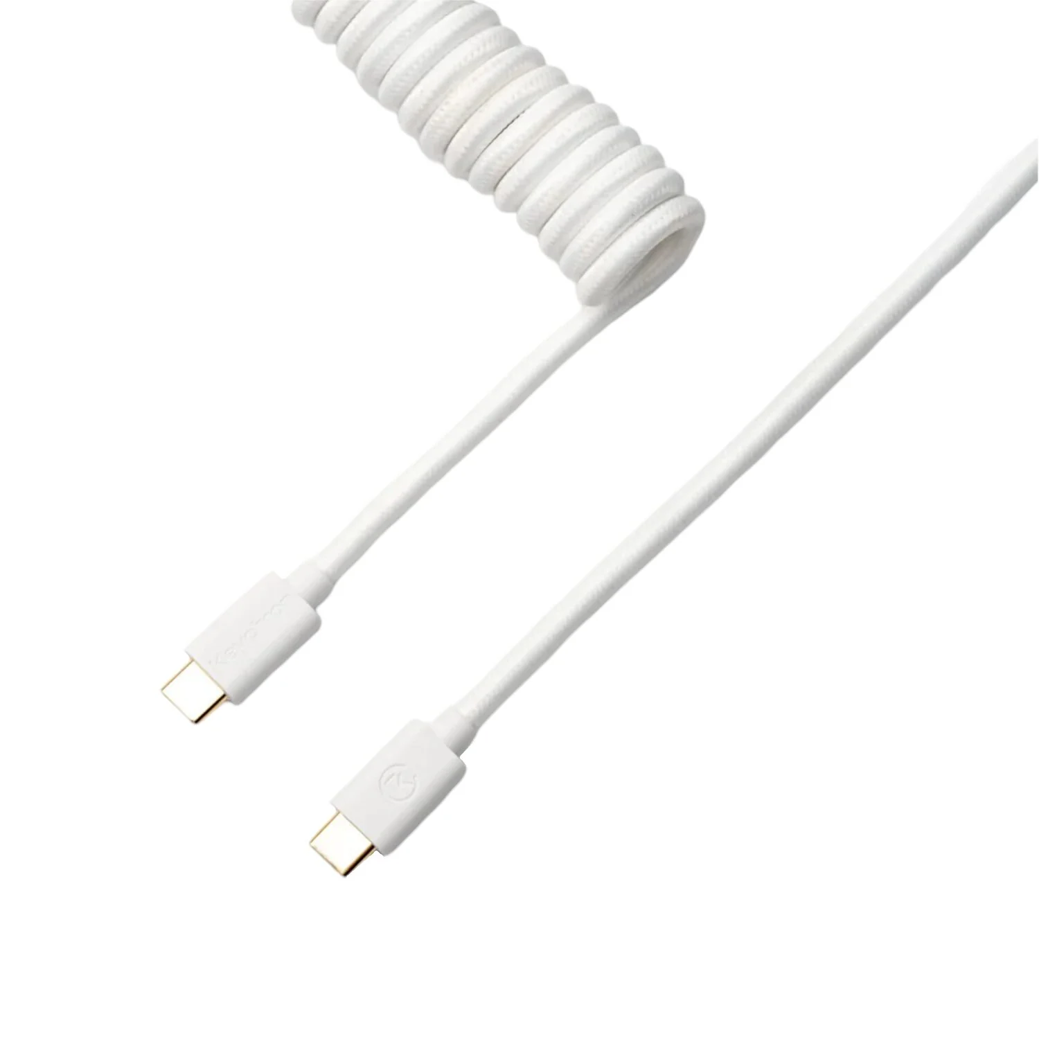 Keychron Coiled Aviator White Cable - Image 2