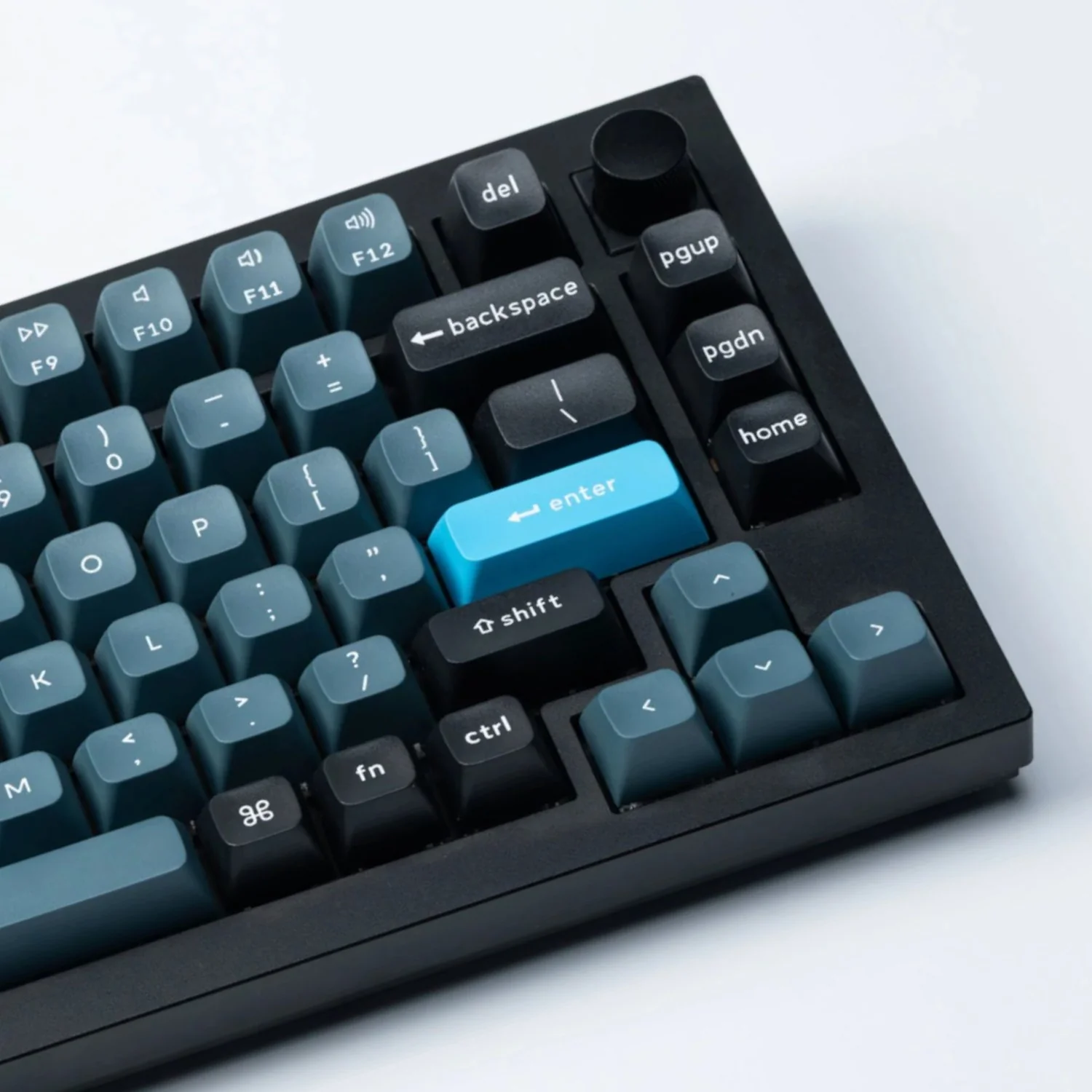 Keychron Double Shot KSA PBT Keycap Set - Dark Grey/Grey/Blue - Image 3