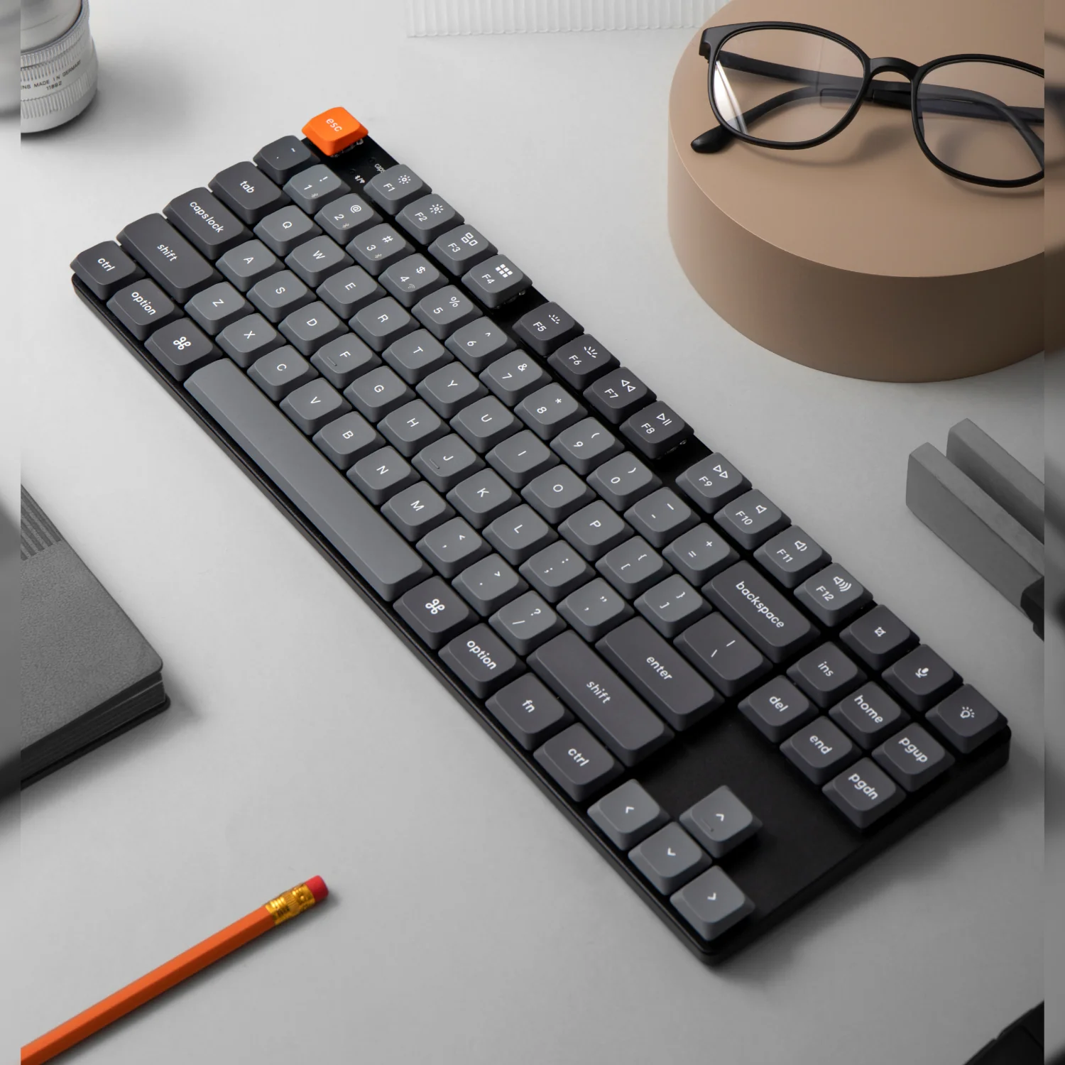 Keychron K1 Max QMK/VIA 80% Wireless Custom Mechanical Keyboard | BROWN Switches - Image 2