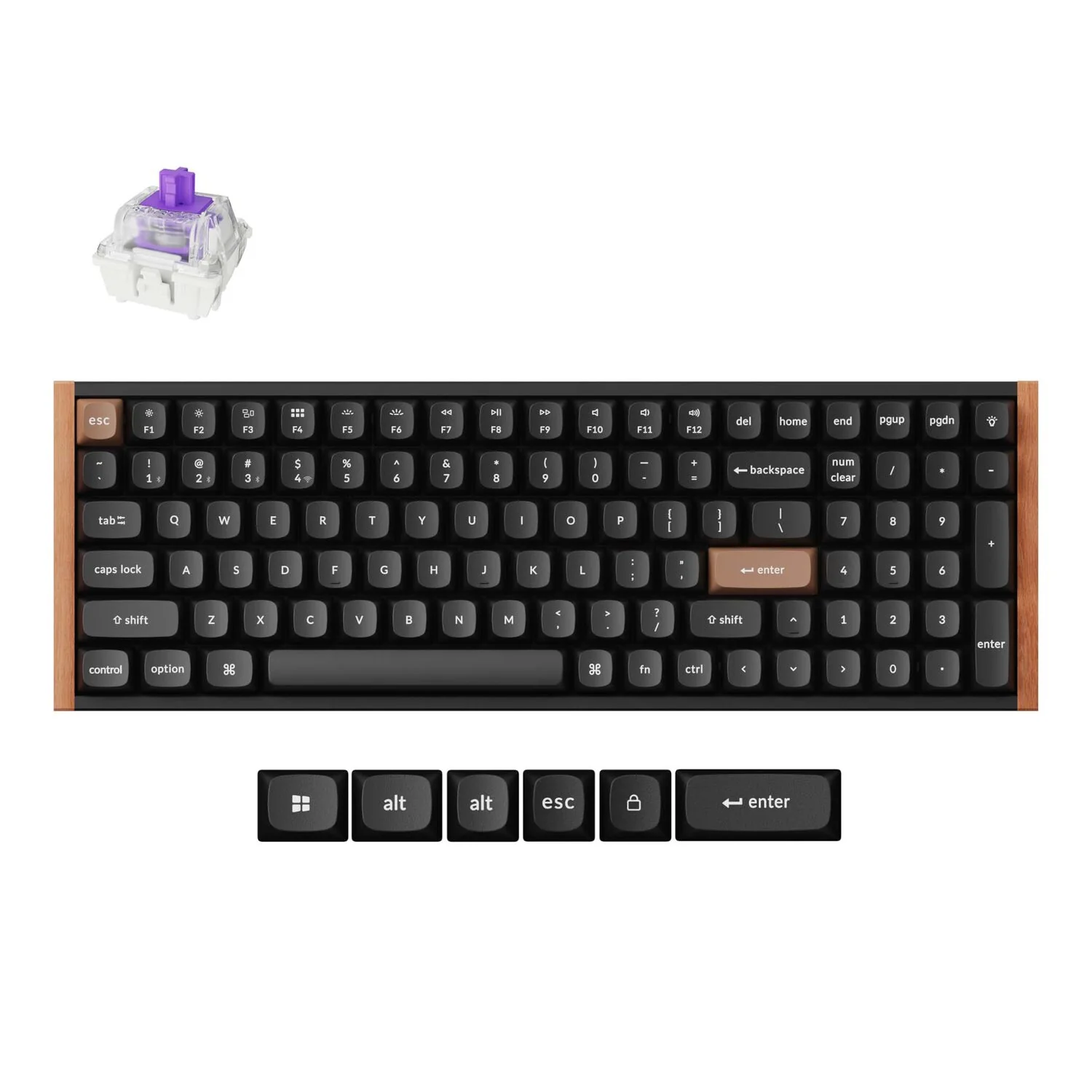 Keychron K4 HE Wireless Magnetic Switch Mechanical Keyboard (96% Layout, Gateron Hall Effect Switches) - Image 7