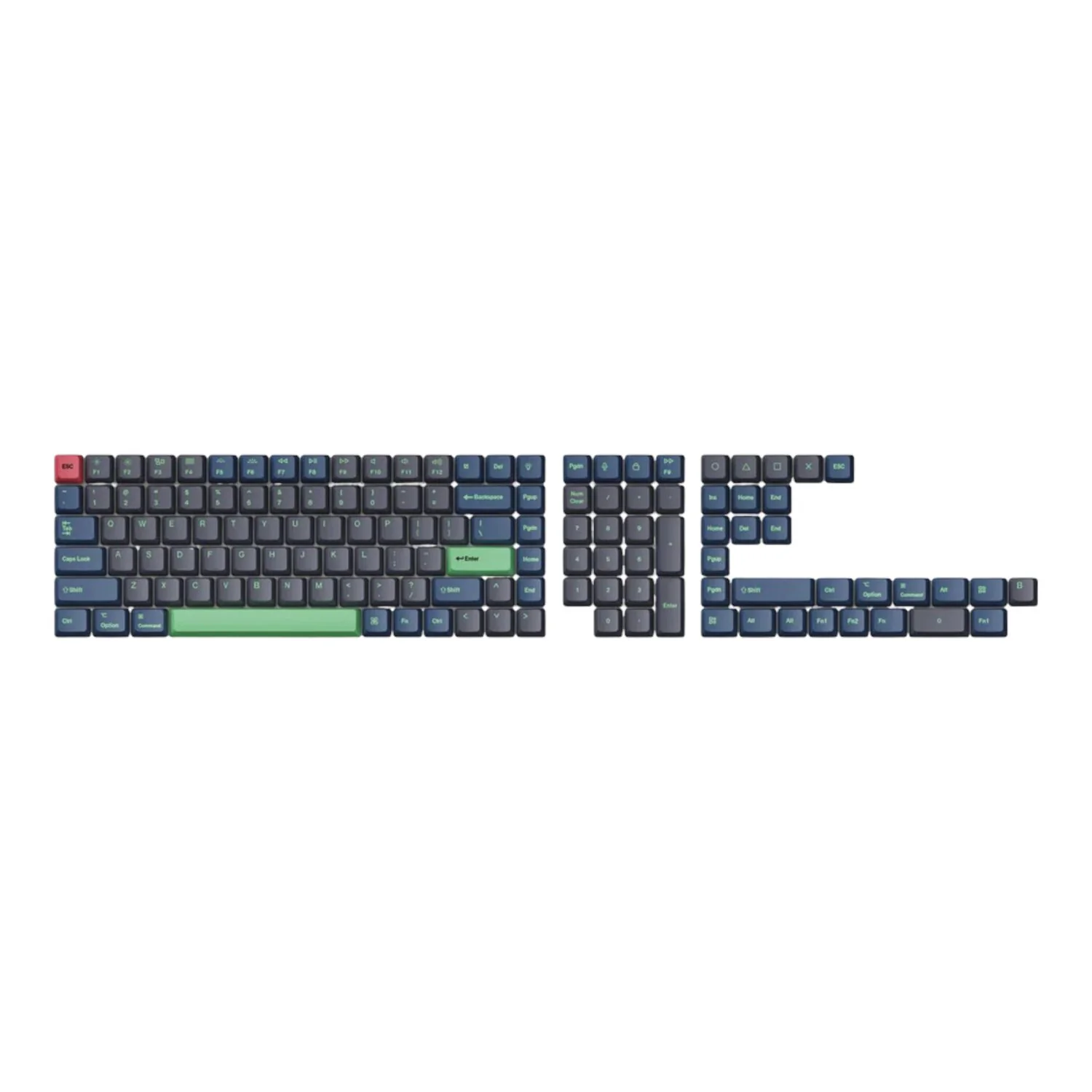 Keychron OEM Dye-Sub PBT Keycap Set – Hacker (Version C, PBT, OEM Profile, MX-Compatible) - Image 5