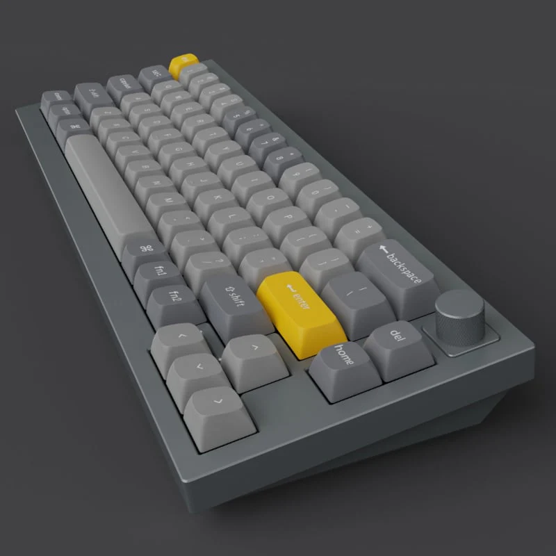 Keychron Q2 65% Red G Pro Switches Aluminium RGB Wired Keyboard - Grey - Image 4