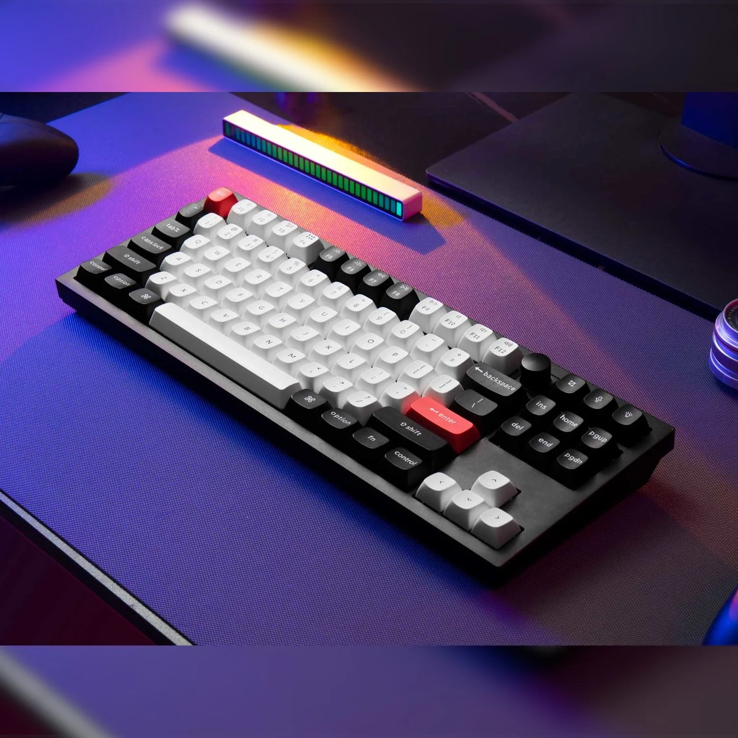 Keychron Q3 HE QMK 80% Wireless Custom Mechanical Keyboard (Nebula Switch) – Carbon Black - Image 2