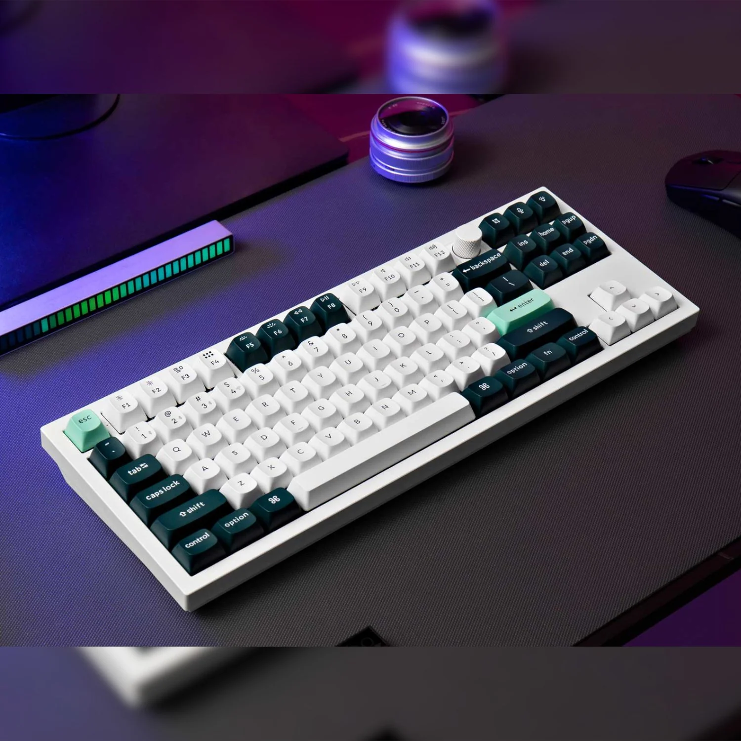 Keychron Q3 HE QMK 80% Wireless Custom Mechanical Keyboard (Nebula Switch) - Shell White - Image 3