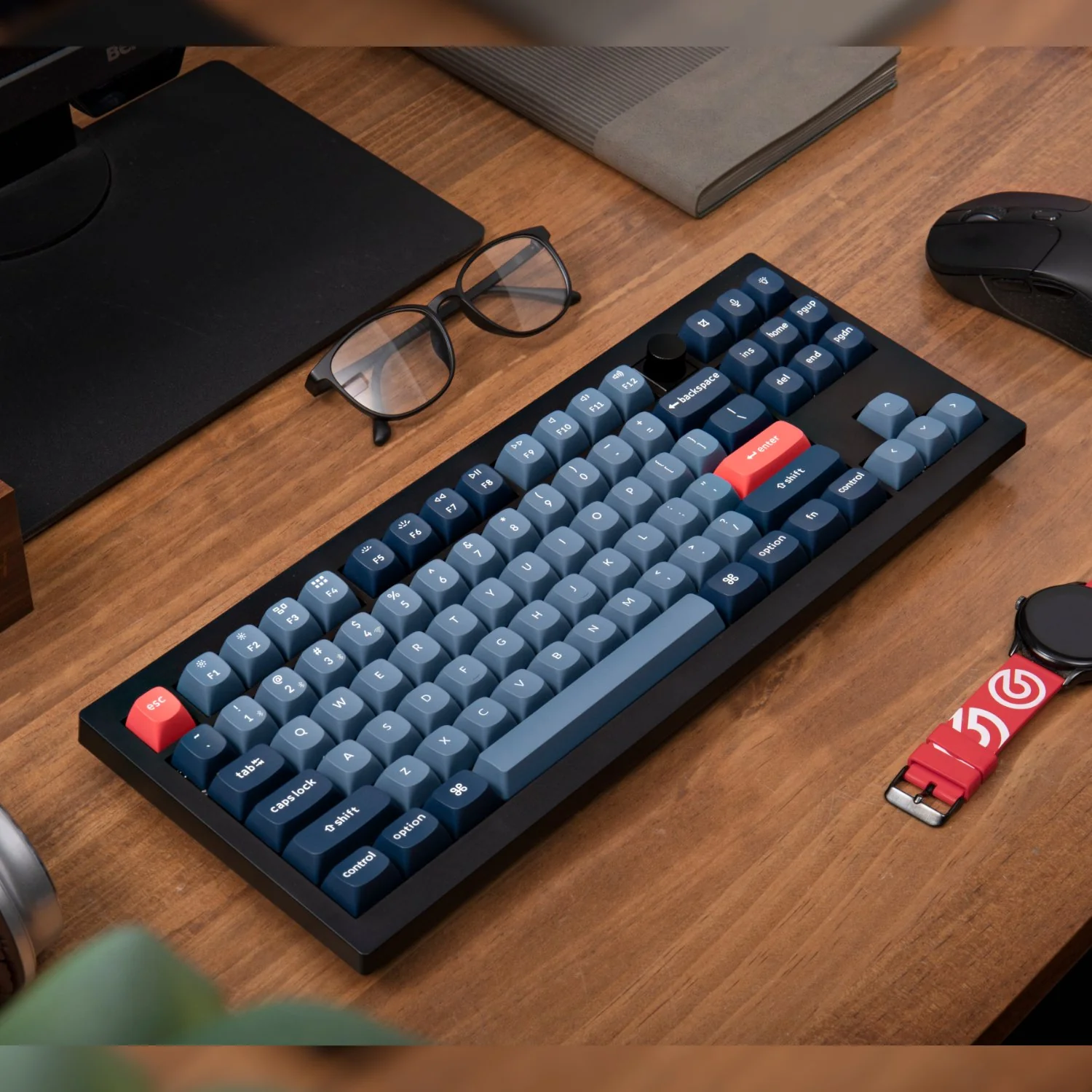 Keychron V3 Max QMK/VIA 80% Wireless Custom Mechanical Keyboard (Banana Switch) – Carbon Black - Image 3