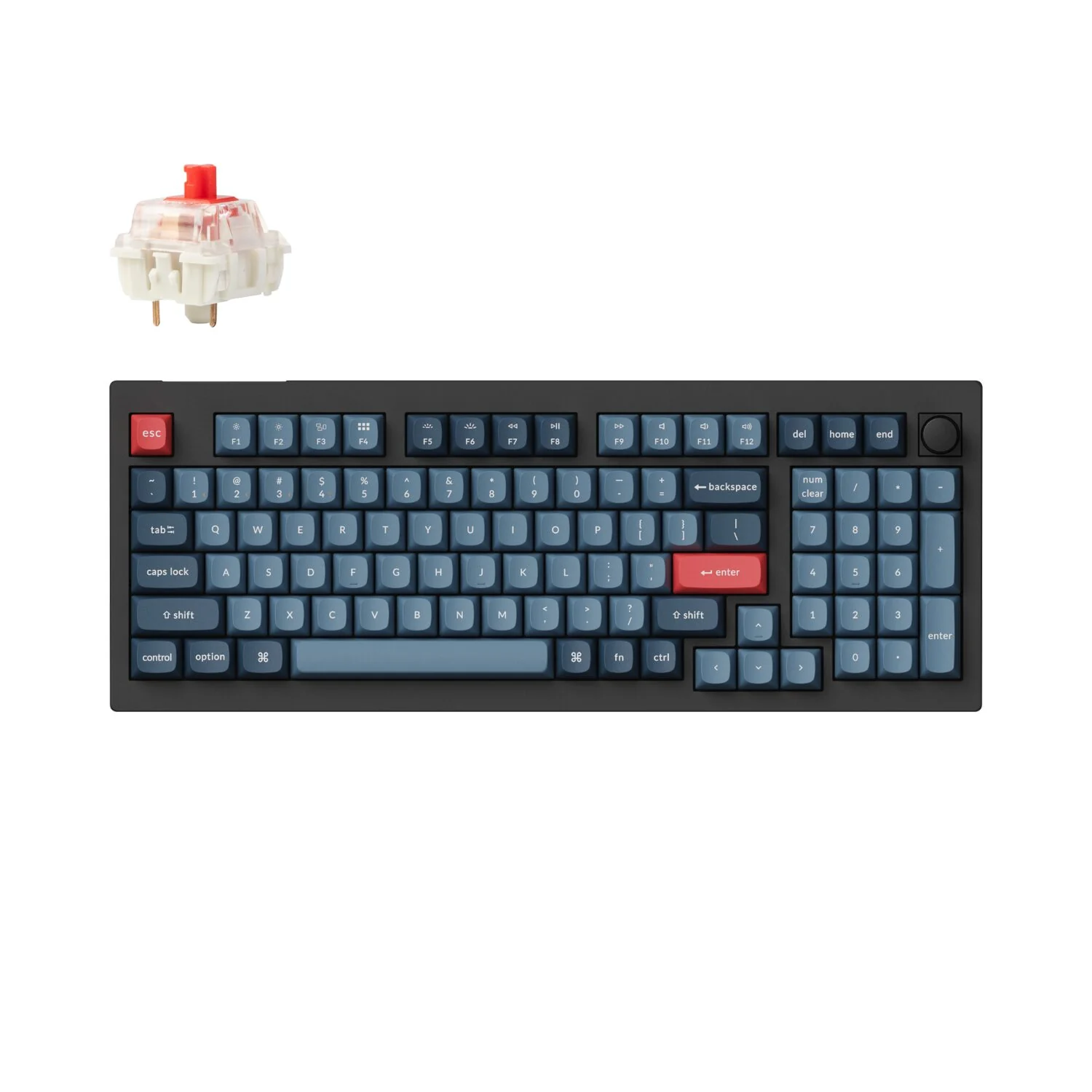 Keychron V5 Max Wireless Custom Keyboard - RED Switch - Image 4