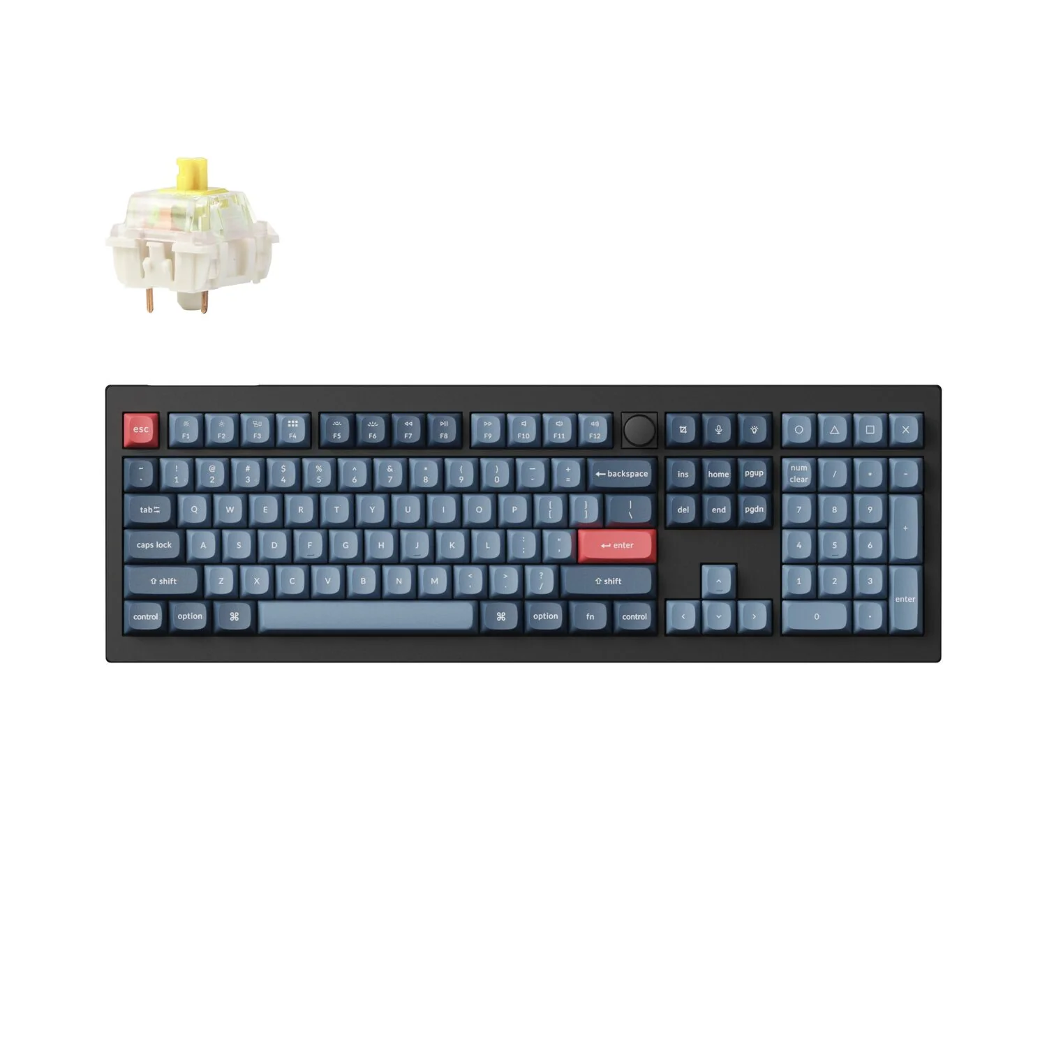 Keychron V6 Max Wireless Custom Keyboard - BANANA Switch - Image 5