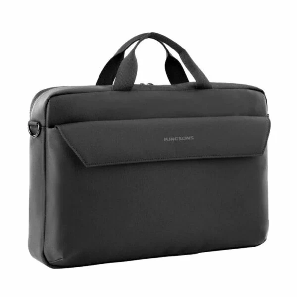 Kingsons Intent Series 15.6-inch Notebook Shoulder Bag Black - Image 2