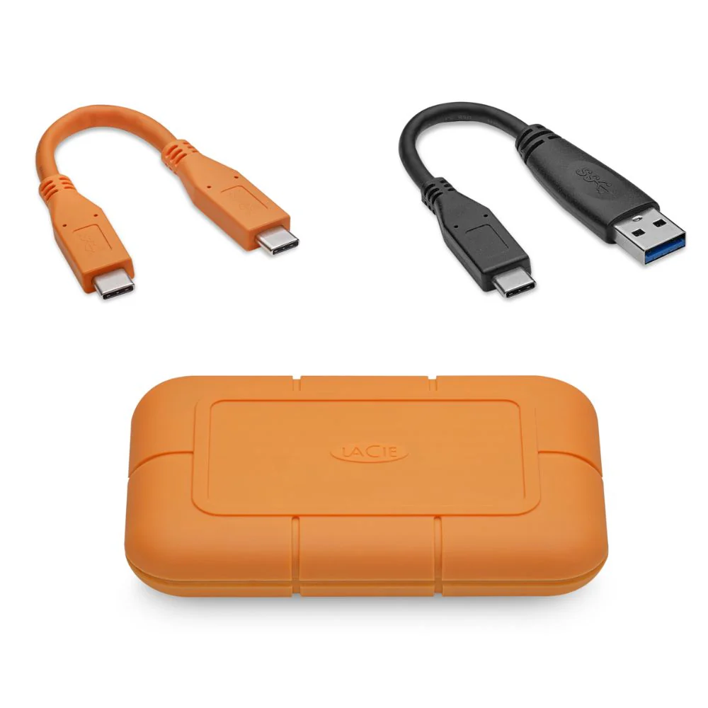 LaCie Rugged 1TB External SSD – USB 3.2 Gen 2 Type-C Portable Drive with Drop & Water Resistance - Image 4