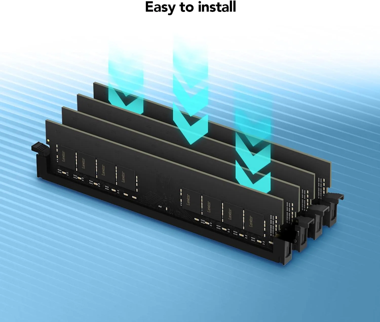 Lexar 16GB DDR4 3200MHz UDIMM Desktop Memory Module, CL22, 1.2V, 288-Pin - Image 4