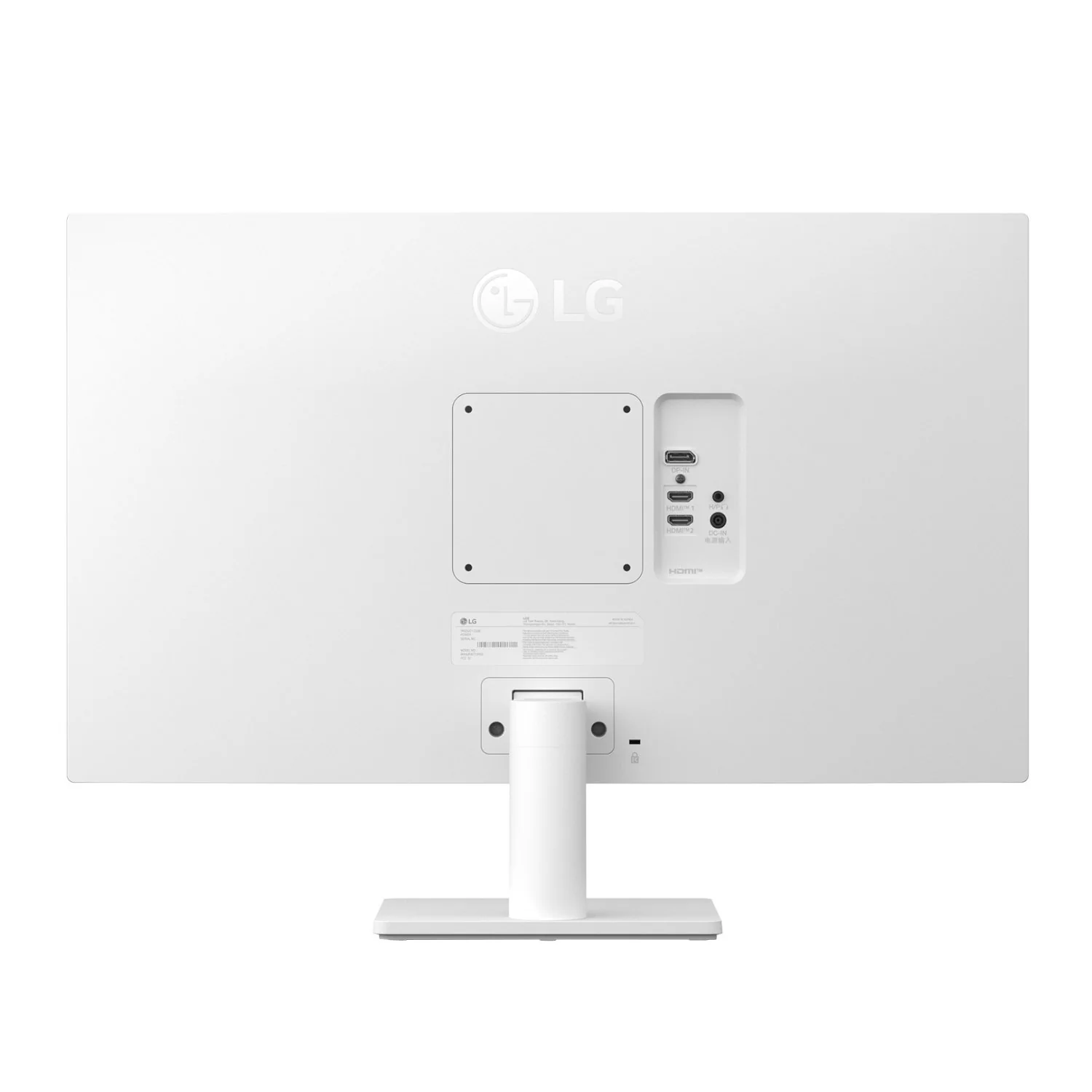 LG UltraFine 27'' 4K UHD IPS Monitor - White; 3840x2160 IPS; White Backpanel; HDMI; Display Port; Tilt Functionality - Image 5