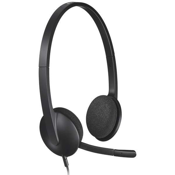 981-000475 - Logitech Headset H340 USB Stereo Internet headset over the head type with adjustable lightweight design - Image 4