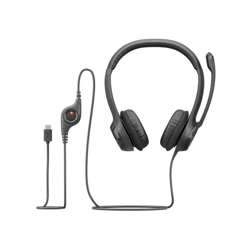 Logitech 981-001576 H390 USB-C Headset with Noise Cancelling Microphone - Image 3