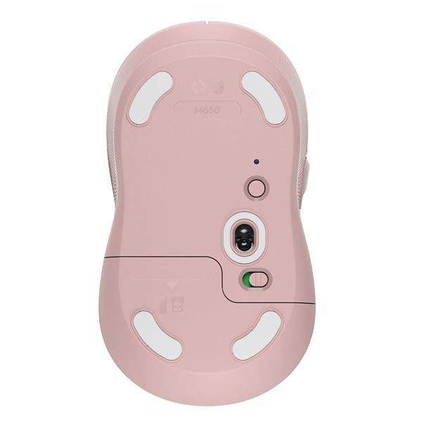 910-006254 - LOGI M650 Signature Wireless Mouse - ROSE - BT - Image 4