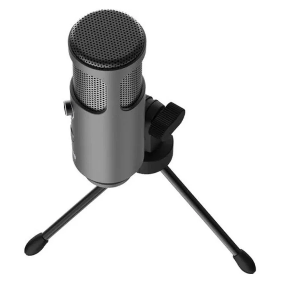 Lorgar Voicer 521 USB Condenser Gaming Microphone (Black) with Tripod Stand – LRG‑CMT521 - Image 4