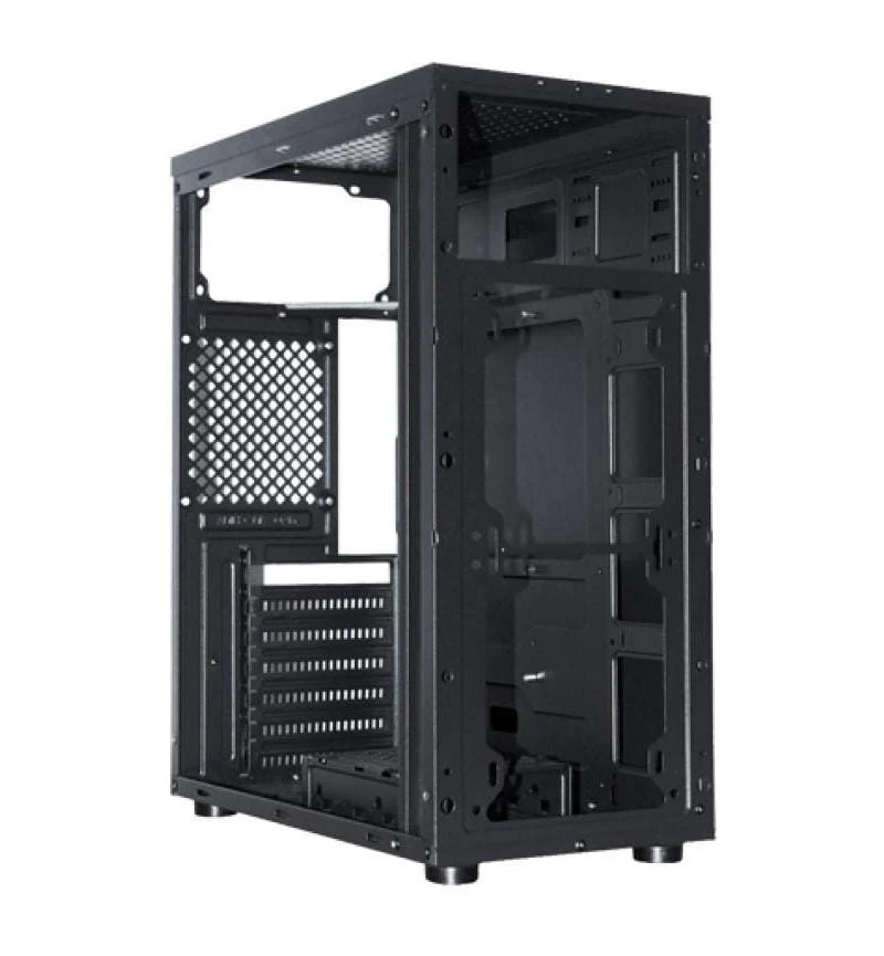 M-Link Black ATX PC Case with Built-In Power Supply Unit – Steel Chassis Tower - Image 2